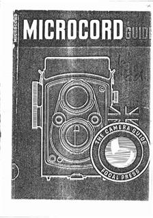 MPP Microcord manual. Camera Instructions.